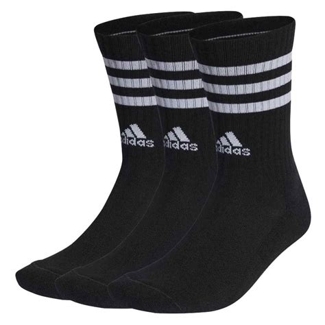 adidas socken schwarz streifen im stoff|3.